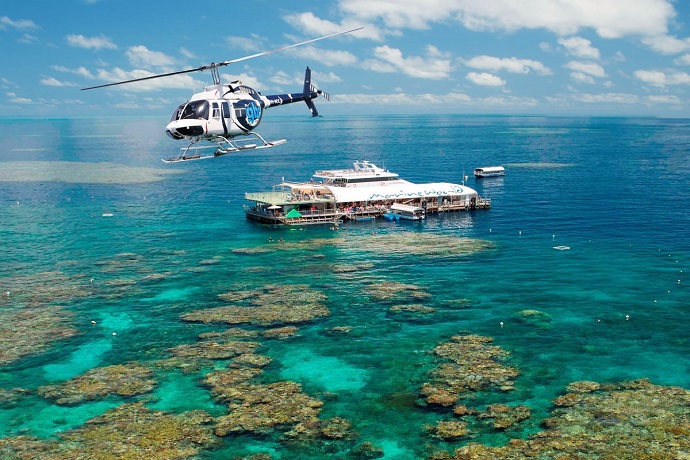 澳大利亚凯恩斯5天4晚游·【凯恩斯深度游】天空之城+太阳恋人号游船+热带雨林缆车+土著文化表演+水陆两用战车+库兰达小镇+摩尔外堡礁潜水+自助海鲜午餐+半潜艇+阿森顿高原