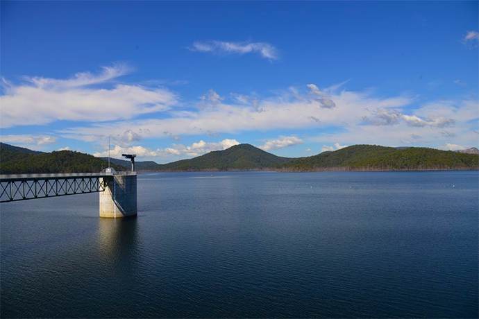 黄金海岸赫兹大坝辽阔风景