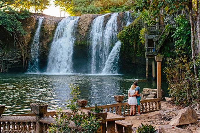 凯恩斯帕罗尼拉公园瀑布