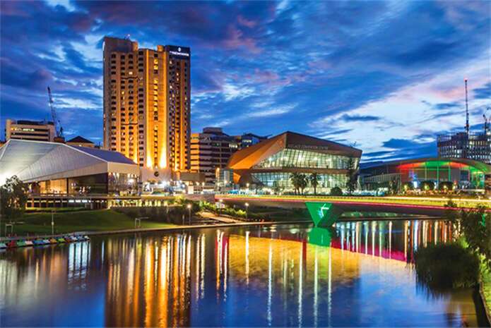 阿德莱德城市中央车站街景