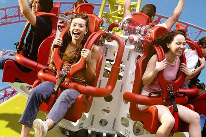 黄金海岸电影世界过山车