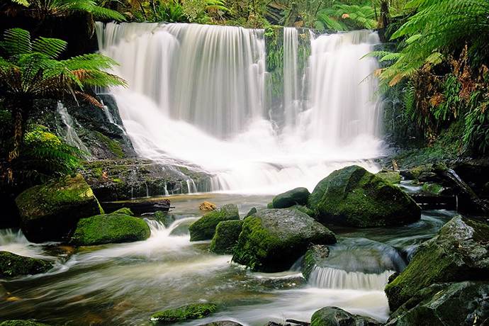 塔州马蹄瀑布全景